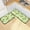 Cartoon Crocodile and Leaf, variant on Dailycode 2 Pcs Kitchen Rug Set Non Slip Absorbent Soft Floor Mats for Kitchen Bathroom Cartoon Panda Face and Leaf 19.7"x27.6"+19.7"x47.2"