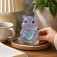 thumbnail image 6 of Emotional Support Glass Animal Gift Set, Cute Pocket Hug Desk Decor With Encouragement Card, Guardian Healing Pack, Comfort Mini Keepsake for Friend Family Stress Relief, 6 of 7