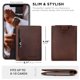 thumbnail image 3 of Cartera SERMAN BRANDS, delgada, de piel con bloqueo RFID, para hombre, 3 of 6