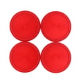 thumbnail image 3 of Air Hockey Pushers Pucks Plastic Red For Players Game Room Use 8Pcs 3.8In, 3 of 9