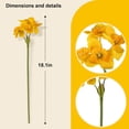 thumbnail image 2 of Artificial Daffodils Flowers Silk Daffodils Spring Yellow Flowers Fake Spring Plants for Spring Home Kitchen Decor (, Yellow), 2 of 5