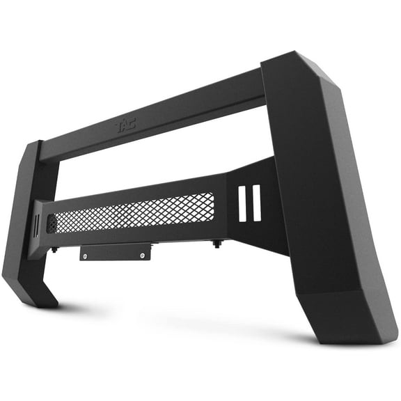 TAC Modular Bull Bar Fit 2019-2023 Ford Ranger Truck Pickup Fine Textured Black Compatible with LED Off-Road Lights (Predator Mesh Version) (Patent No.: US 10,315,599 B2)