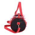 thumbnail image 3 of Bolso de ballet para niñas, bolso de hombro con lentejuelas para bailarinas (gasa corta negra), 3 of 10