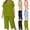 Black, variant on CHUMUD Plus Size Two Piece Sets for Women Summer Outfits Short Sleeve V Neck T Shirts Wide Leg Pants Lounge Casual Going Out