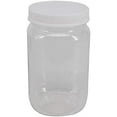 thumbnail image 3 of 12 Pack 16 Oz Clear Plastic Mason Jars with Seal Lids, Extra Labels, 1 Pen, PET Plastic Jars with lids for Kitchen, Home, Craft, 3 of 4
