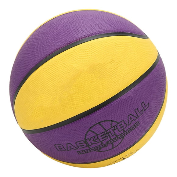 Sports Basketball, Rubber Rubber Basketball Easy To Grip for Basketball Court Size 5 8.9in