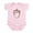 Petal Pink, variant on CafePress - Acorn Infant Bodysuit - Baby Light Bodysuit, Size Newborn - 24 Months