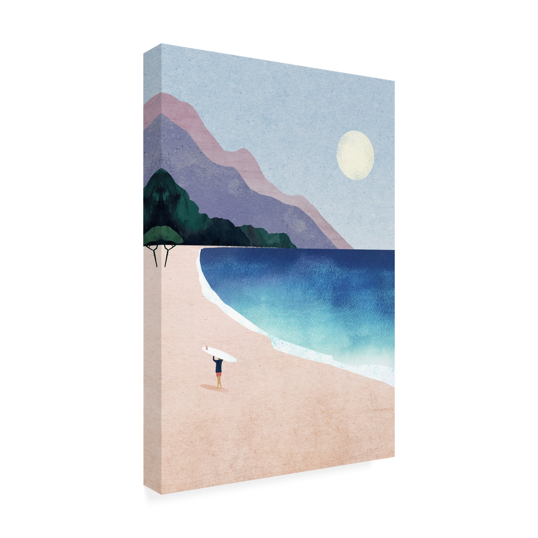 Trademark Fine Art longwayhome Surf Beach Canvas Wall Art