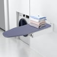 thumbnail image 2 of Retractable Ironing Board Closet Pull-Out Foldable Iron Board Closet Sliding Out with Ironing Cover Ironing Station in Cabinet Gray, 2 of 8