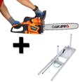 thumbnail image 1 of iRerts 52CC Gas Powered Chainsaw with Chain Saw Mill, 20 Inch Gasoline Chainsaw for Trees, Farm Garden Professional Power Chain Saws for Forest Cutting Tree, Planking Milling Bar Size 14-36", Orange, 1 of 10