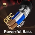 thumbnail image 2 of Cable de audio TODN RCA a RCA de 1 m, 4 núcleos, OFC, chapado en oro, 1 par, 2 of 8