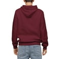 thumbnail image 2 of Ma Croix Mens Pullover Hoodie Heavyweight Long Sleeve Casual Sweatshirt XS-5XL, 2 of 3