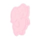 thumbnail image 1 of Esponja de baño de elefante única 1 Pc color rosa, 1 of 6