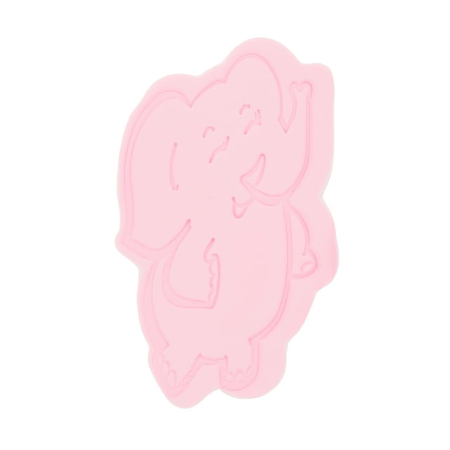 Esponja de baño de elefante única 1 Pc color rosa