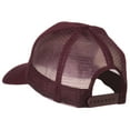 thumbnail image 3 of Jolly Roger Skull Patched Mesh Cap - Maroon OSFM, 3 of 5