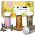 thumbnail image 6 of Christmas Glitter Sequins Shaker 2oz/Bottle 4 Colors One Kit Set, 6 of 6