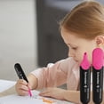 thumbnail image 2 of Clearance! JOB Highlighters Assorted Pack Of 6 ColorwithDual Chisel Tip for (1mm) & Wide (5mm) Lines Ink for Maximum Luminosity Marks 5ml Office&Craft&Stationery,Pink, 2 of 8