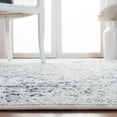 thumbnail image 4 of SAFAVIEH Adirondack Wyatt Traditional Distressed Area Rug, Ivory/Navy, 6' x 6' Round - Transitional Modern Design, Ivory & Navy, Ideal for Living Room, Bedroom, Dining Space, 4 of 11