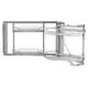 thumbnail image 1 of VEVOR Organizador extraíble de esquina ciega con 4 estantes y 2 niveles, cromado, para gabinete de cocina, 1 of 9