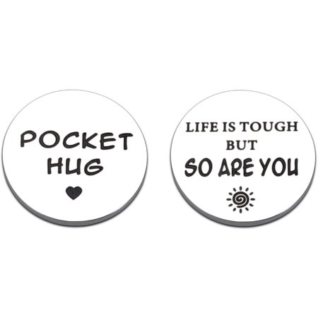 Pocket Hug Token for Kids Breast Cancer Awareness Items Inspirational Gifts Graduation Gift for Women Men Dorm Room Essentials Birthday Long Distance Relationship Gifts for Daughter Son