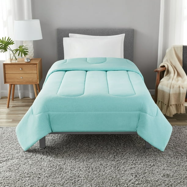 Mainstays Jersey Knit Comforter Twin, Can I Use A Full Comforter On Twin Xl Bed