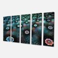 thumbnail image 2 of Fleurs Bleues sur Planète Alien - Impression sur Toile Florale, 2 of 3