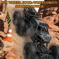 thumbnail image 6 of Six-Wheel Alloy Rock-Climbing RC Car, 4WD High-Speed Off-Road Remote Control Truck w/Suspension & Tires - Outdoor Alloy Rc Truck for Adults & Age 8-12, 6 of 8