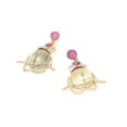 thumbnail image 4 of Pendientes exagerados de escarabajo dorado para niña y niño, estilo bohemio vintage, bonitos, 1, 4 of 5