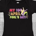 thumbnail image 4 of Inktastic My 1st April Fools Day with Jester Hat Boys or Girls Baby Bodysuit, 4 of 5