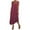 Wine, variant on Xunlbb Summer Maxi Dress for Women Women Summer Solid Color Round Neck Sleeveless Cotton Casual Maxi Cotton And Dress Gift for Her Size S-5XL