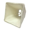 thumbnail image 4 of Royal Designs, Inc. Sharp Square Pleated Chandelier Basic Shade CS-831EG-6, Eggshell, 2.5 x 5 x 5, Pack of 6, 4 of 5