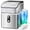 Silver, variant on KISSAIR Nugget Ice Maker Countertop, 35lbs/24H with Self-Cleaning Function, Portable Sonic Ice Machine for Home/Office Stainless Steel,Sliver