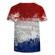 thumbnail image 4 of Blusa Casual Elegante Para Mujer Tops de Moda Camiseta Con Cuello en V Blusa Estampada Camisas de Manga Corta Odeerbi ODB156380, 4 of 5
