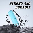 thumbnail image 2 of HIBIBUD Small Blue UV Flashlight, 9 LED Keychain Flashlight for Camping, Nails, Currency, 2 of 7