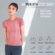 thumbnail image 5 of Camiseta de compresión para mujer, elástica, de manga corta, ajustada, atlética, 5 of 7