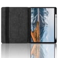 thumbnail image 2 of FJLBDE Case for Huawei Honor Pad X9 11.5 inch 2023/Honor X8 Pro, Black Leather Folio Stand with Pencil Holder & Card Slot, 2 of 7