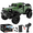 Green (1 Battery), variant on C8813 RC Rock Crawler with LED Lights, 1/16 Scale 4WD Off-Road Truck Model High-Torque 370 Motor, 12KM/H Speed Remote Control Car for Adult
