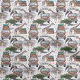 thumbnail image 1 of oneOone Viscose Jersey White Fabric Kids Safari Print Diy Clothing Quilting Fabric Print Fabric By Yard 60 Inch Wide, 1 of 4