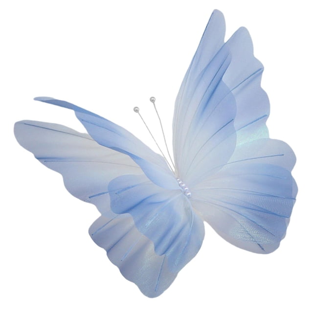 Decoración de Boda Hilo de Mariposa Artificial Azul 65x50cm Soledad