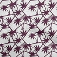 thumbnail image 1 of oneOone Viscose Jersey Chocolate Brown Fabric Tropical Leaf Sewing Craft Projects Fabric Prints By Yard 60 Inch Wide, 1 of 4