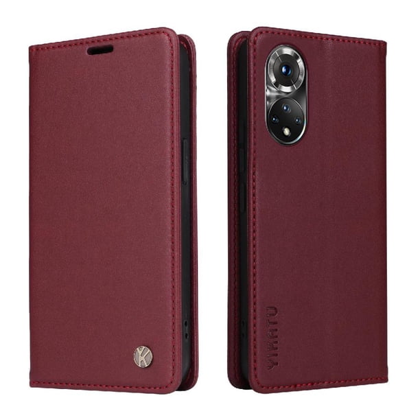 Funda para Honor 50 5G Estuche de Cuero PU Tipo Cartera con Ranuras para Tarjetas y Cierre Magnético