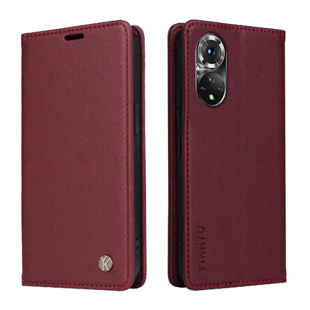Funda para Honor 50 5G Estuche de Cuero PU Tipo Cartera con Ranuras para Tarjetas y Cierre Magnético