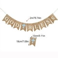 thumbnail image 4 of Baptism Decorations Delicate Religious Banner Adornment Flag Decoration Outdoor Hanging Banners for Scene Layout Decorating Use Blue, 4 of 6