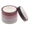 thumbnail image 1 of Abbracc 5 Pcs Decorative Washi Masking Tape Adhesive Paper Stickers For Hand, 1 of 9