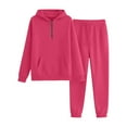 thumbnail image 5 of Mercatoo Boys Sweatsuit Set 2 Piece Quarter Zipper Hoodies Pullover Sweatshirts Athletic Joggers Teen 𝐓racksuit Pants Sets, 5 of 9
