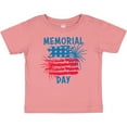 thumbnail image 3 of Inktastic Memorial Day Distressed American Flag with Fireworks Boys or Girls Baby T-Shirt, 3 of 5
