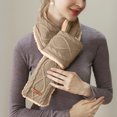 thumbnail image 2 of Red Winter Scarf Set Women's Scarves with Sleeves Heating Scarf Electric Heated Spine Neck Protector Intelligent Heating Anti Cold Warmth Rechargeable, 2 of 7