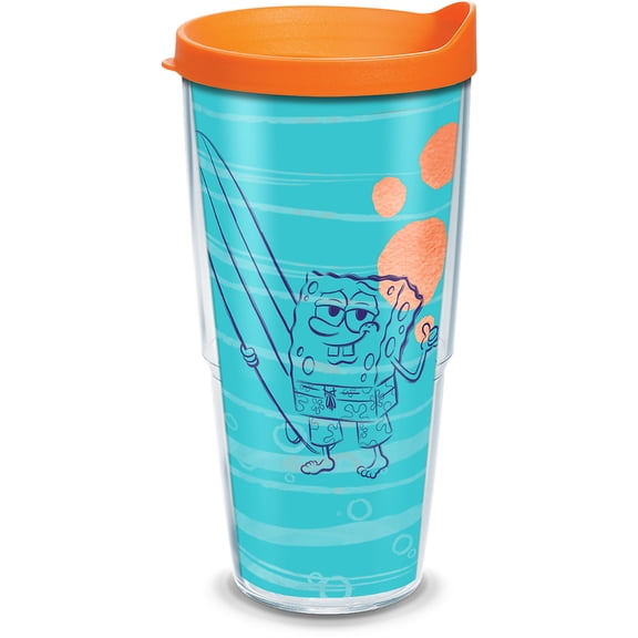 Tervis Nickelodeon™ - SpongeBob SquarePants A Double Walled Insulated Tumbler Travel Cup Keeps Drinks Cold & Hot, 24oz, Classic