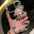 thumbnail image 2 of Funda de teléfono con cristales brillantes 3D para iphone 14, 13, 12, 11 Pro Max, X, XS, XR, 7, 8 Plus, SE Mini Fivean unisex, 2 of 2