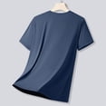 thumbnail image 4 of NIEWTR Mens Workout Shirts Quick Dry Athletic Running T-Shirts Short Sleeve Cooling Moisture Wicking Gym Active Tee Tops（Blue,M), 4 of 9